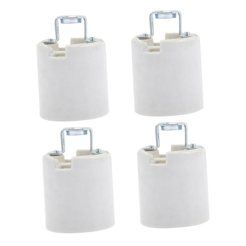 4Pcs Screw Lamp Sockets Light Holder for Ceiling Table Lamps Easy Installation for DIY Lighting Projects - Image 1