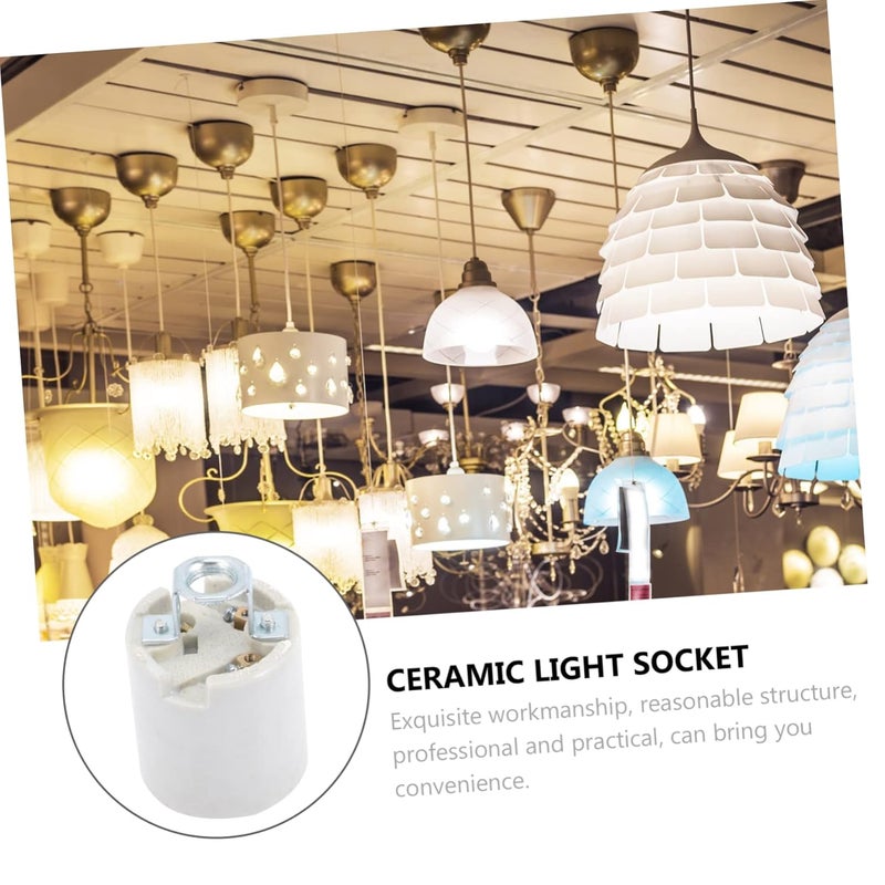 4Pcs Screw Lamp Sockets Light Holder for Ceiling Table Lamps Easy Installation for DIY Lighting Projects - Image 5