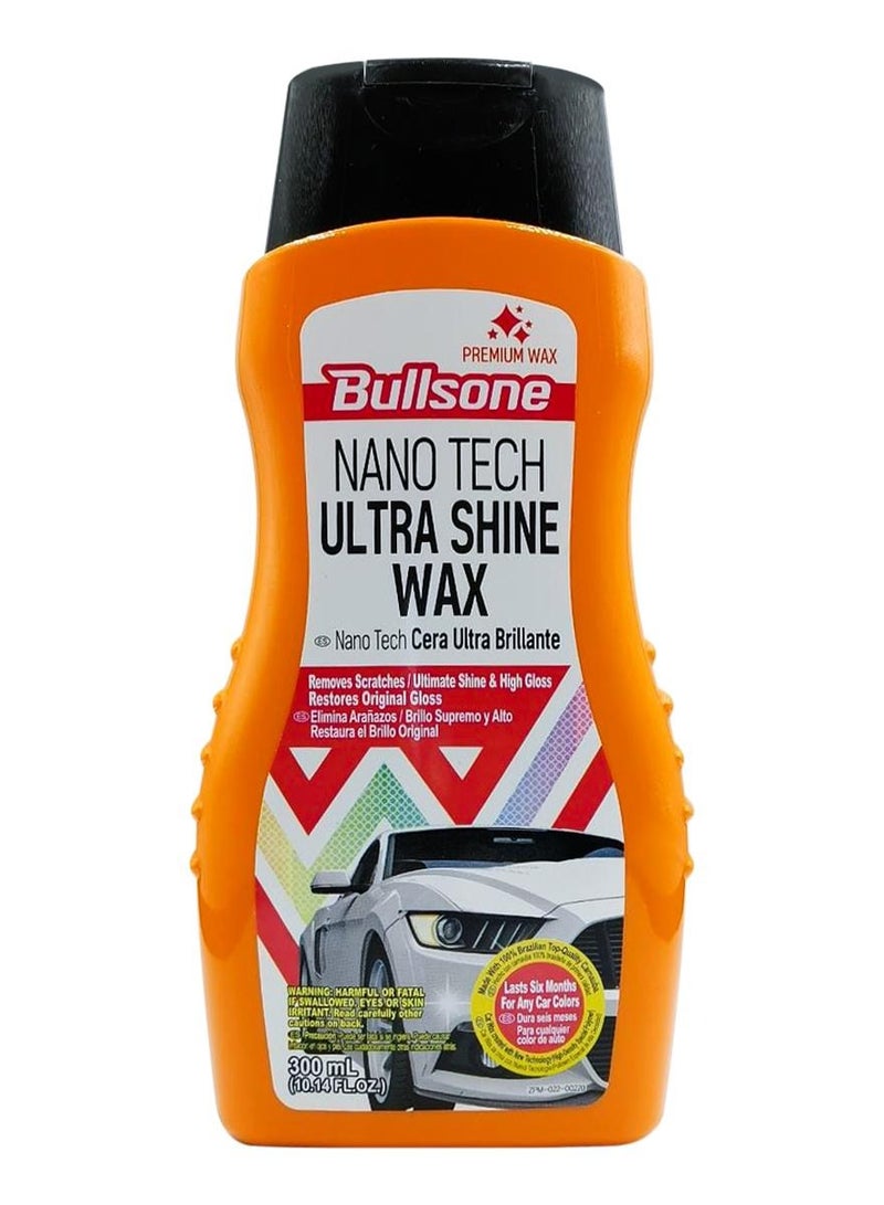 بولسون شمع سيارة بولسون نانو تك شاين 300 مل ، يزيل الخدوش ، لمعان فائق ولمعان عالي ، مصنوع من كارنوبا برازيلية عالية الجودة 100 ٪- HBNSTDAUT200009 - Image 2