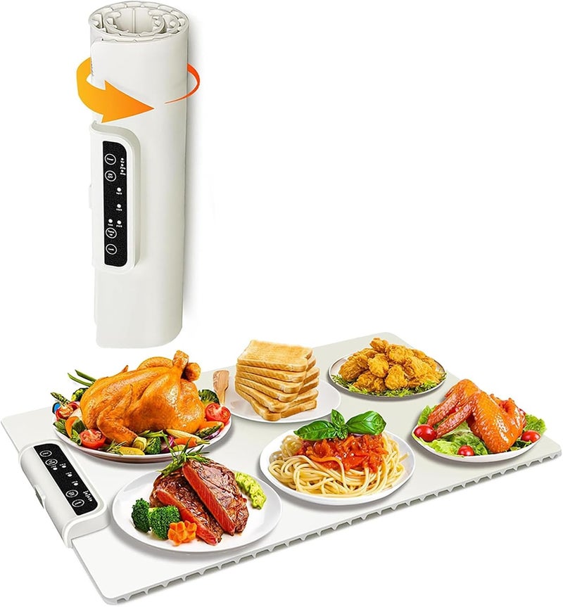 Calyrex Calyrex Food Warming Mat Electric Warming TrayUpgraded Graphene Full Surface Heating3 Temperature Settings and Timing Function Portable Food Warmers for Parties Buffet Everyday Use  - Image 1