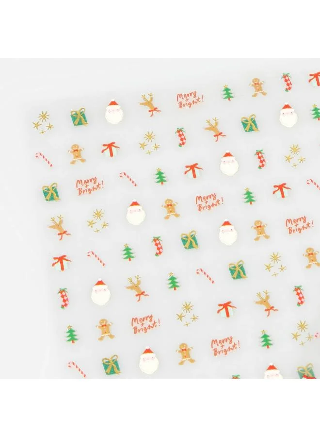 Meri Meri  Christmas Nail Stickers  | Best Price UAE