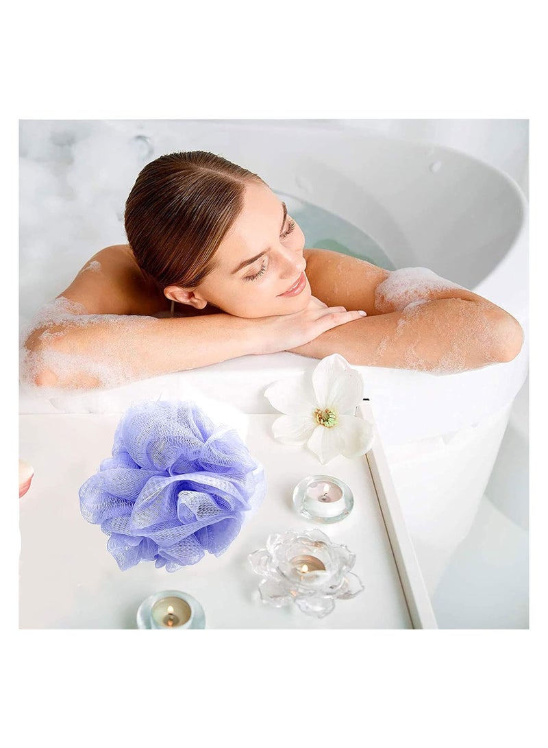 Spaceshoop Exfoliating Loofah Sponge Ultra Soft Round Bath Sponge - Image 3