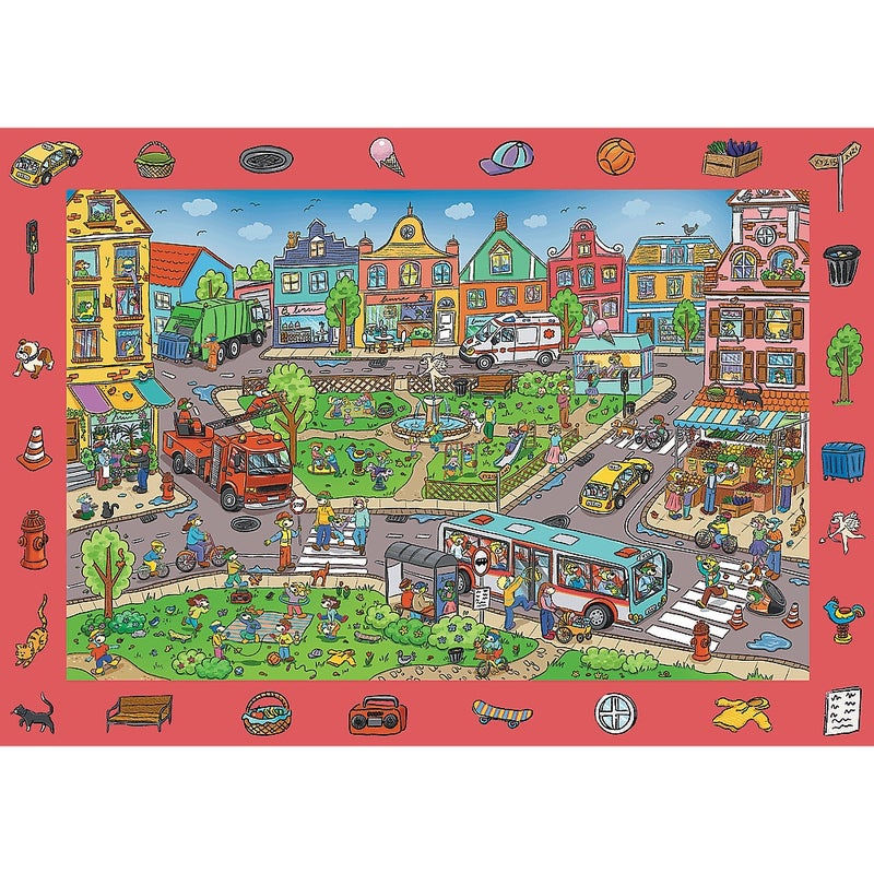 Trefl - Spy Guy: City The Treflik Family Puzzle 100 Pieces - 15590 - Image 2