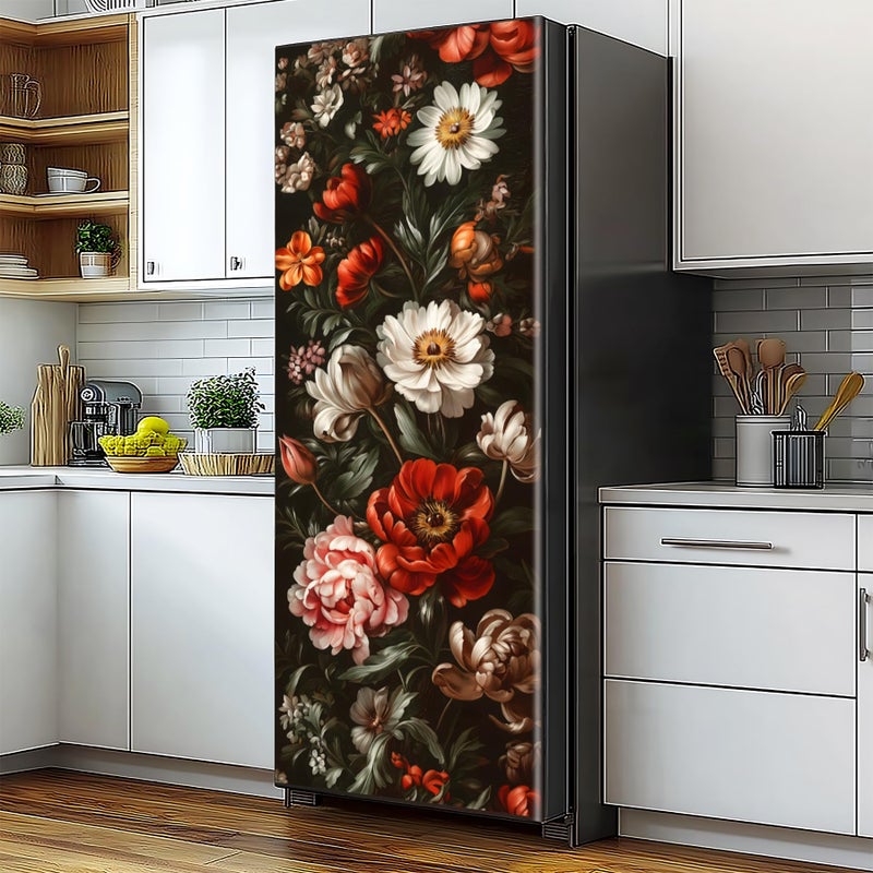 BVBOX SelfAdhesive Vinyl Refrigerator Stickers Peel and Stick Removable Wallpaper for Doors Walls Furniture WrinkleResistant Waterproof No Residue Easy DIY Home Decor Type6 323x787 - Image 2