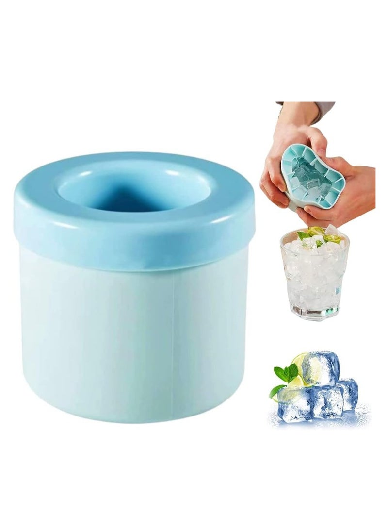 Silicone Cylindrical Ice Cube Mold New 3D Ice Cube Maker Decompress Ice Grid Easy Decompress Ice Cup Multi Color