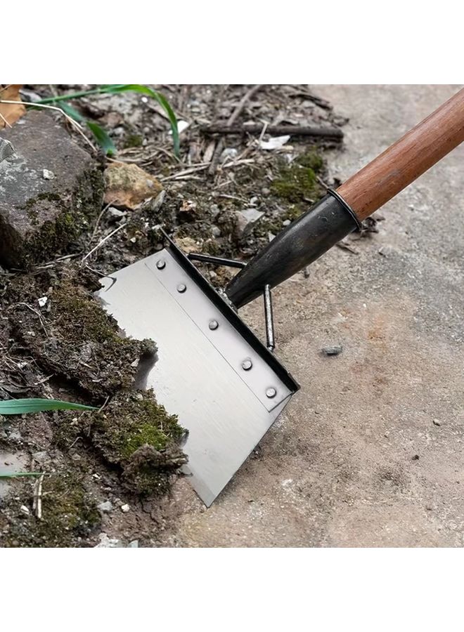 Multifunctional Manual Cleaning Shovel 11 02inch Metal Weed Scraper For Garden Farm Outdoor Use - Image 3