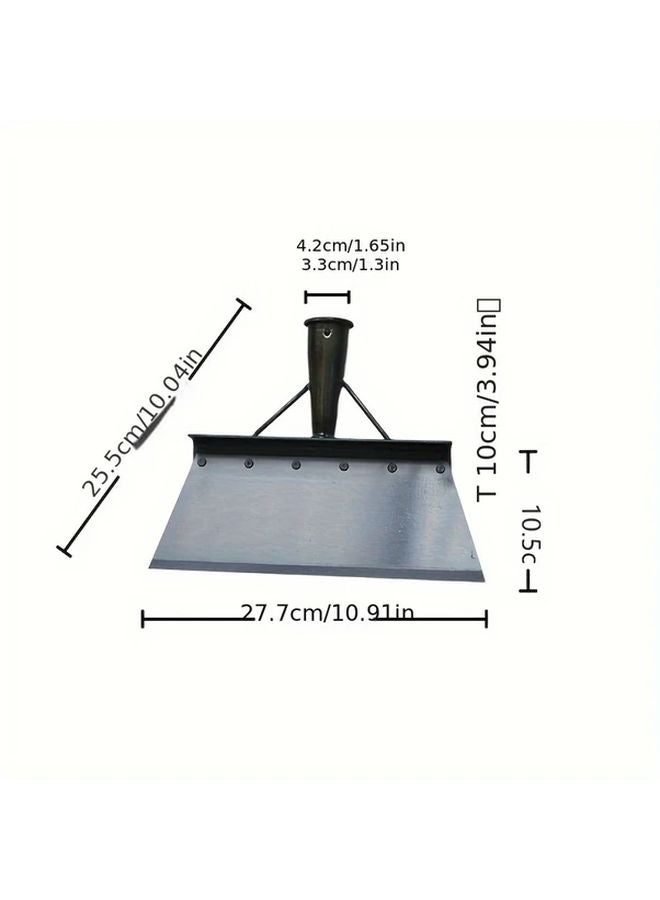 Multifunctional Manual Cleaning Shovel 11 02inch Metal Weed Scraper For Garden Farm Outdoor Use - Image 4