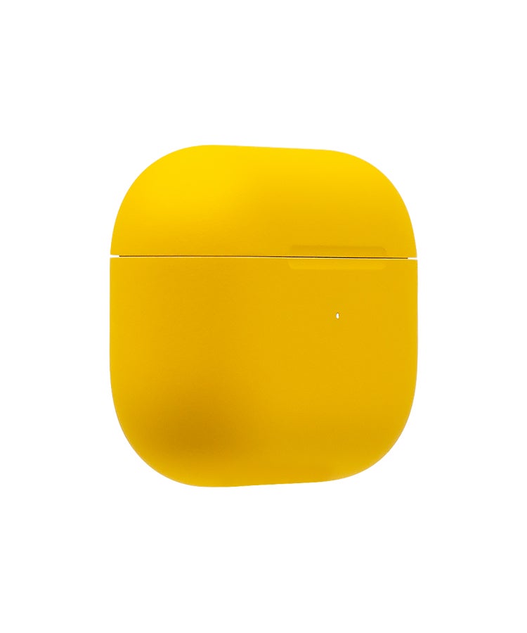 كافيار حافظة AirPods Pro 3 مخصصة مع طلاء مقاوم للخدش والصدمات ومتين وأنيق، تصميم مخصص، مناسب تمامًا لـ AirPods Pro 3، لون أصفر لامبورجيني غير لامع - Image 2