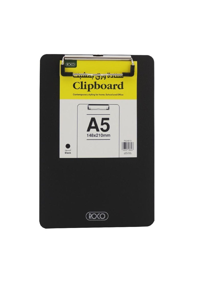 Standard Clipboard A5 Polypropylene Foam Black
