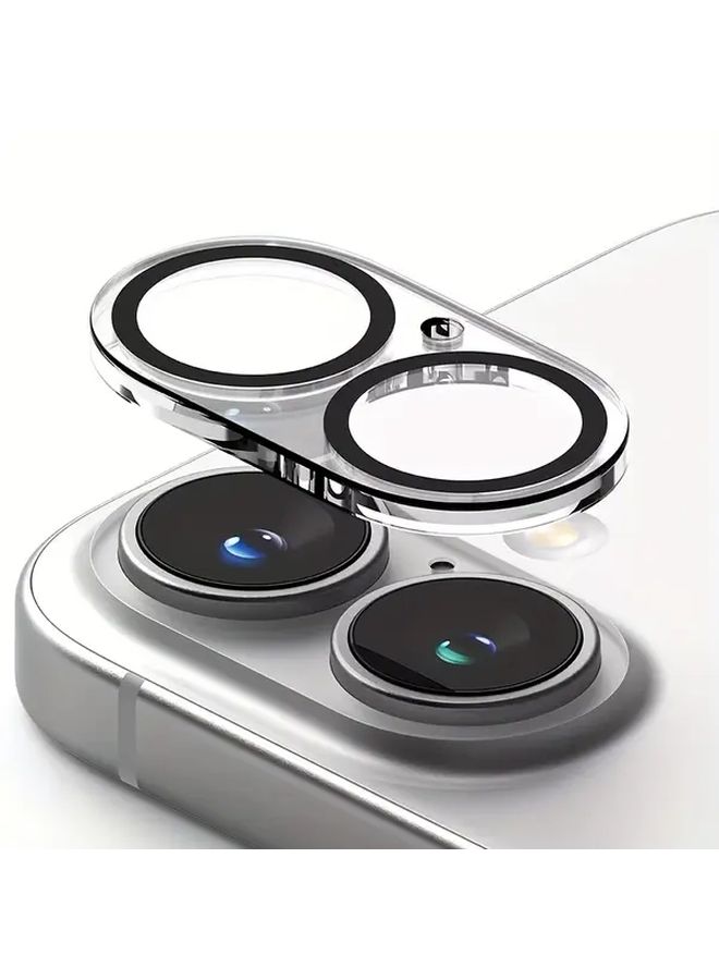 زجاج واقي مضاد للخدش لعدسة الكاميرا لجهاز iPhone 12 Pro Max - شفاف - Image 1
