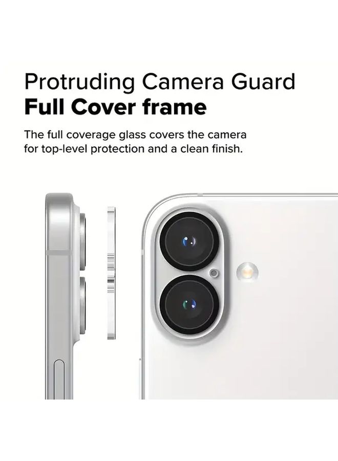 زجاج واقي مضاد للخدش لعدسة الكاميرا لجهاز iPhone 12 Pro Max - شفاف - Image 2