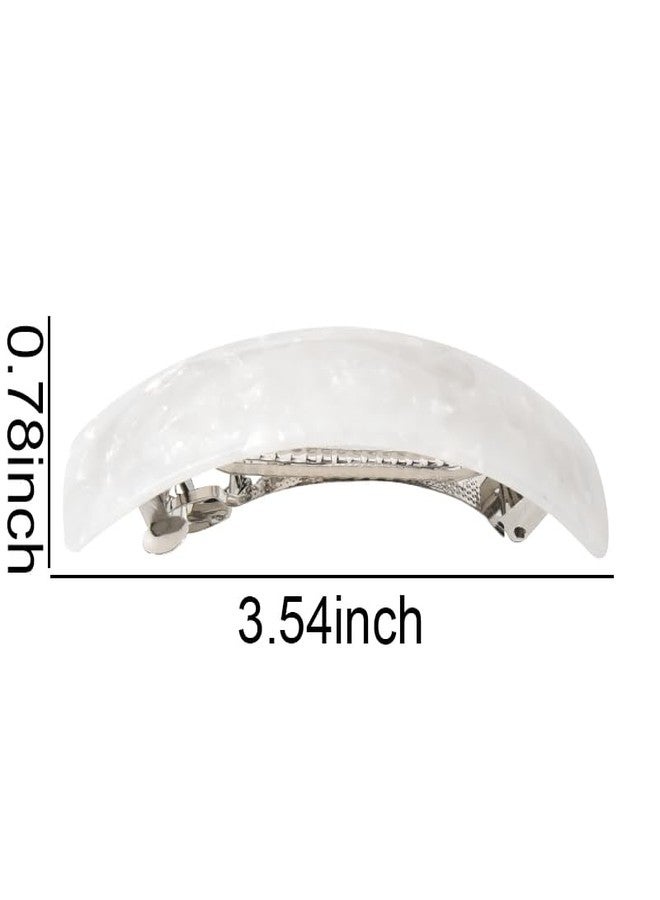Sisadodo Tortoise Shell Barrette French Hair Clip for Ponytails - Elegant Nonslip Clasp for Thick/Thin Hair, Fashion Hair Decoration Accessory for Women and Girls - Image 2