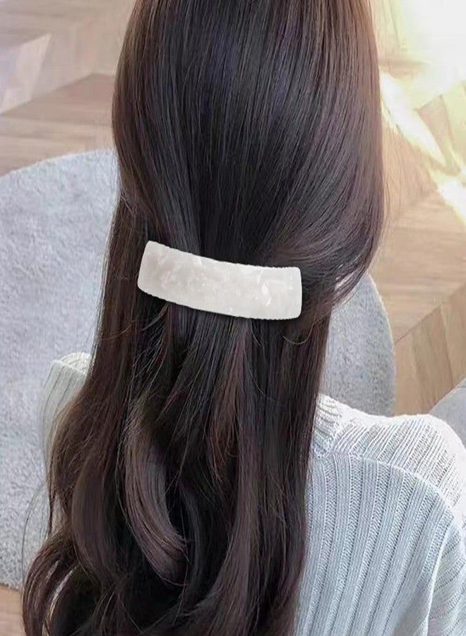 Sisadodo Tortoise Shell Barrette French Hair Clip for Ponytails - Elegant Nonslip Clasp for Thick/Thin Hair, Fashion Hair Decoration Accessory for Women and Girls - Image 1