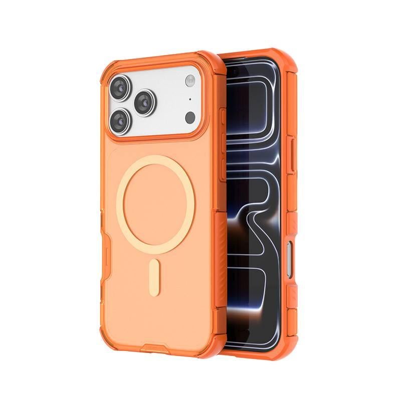 MagSafe iPhone 15 Drop Protection TPU + PC Case for 15 Plus 15 Pro 15 Pro Max and Skin Feel in Black for On The Go Carry - Image 2
