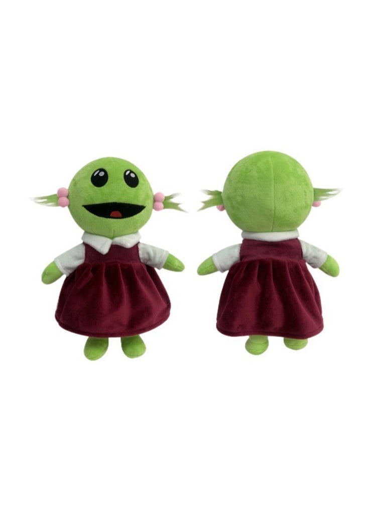 Nanalan Mona Little Girl Plush Doll Green Alien Doll Ragdoll Toy Companion Accompany Sleep Sweetheart - Image 1