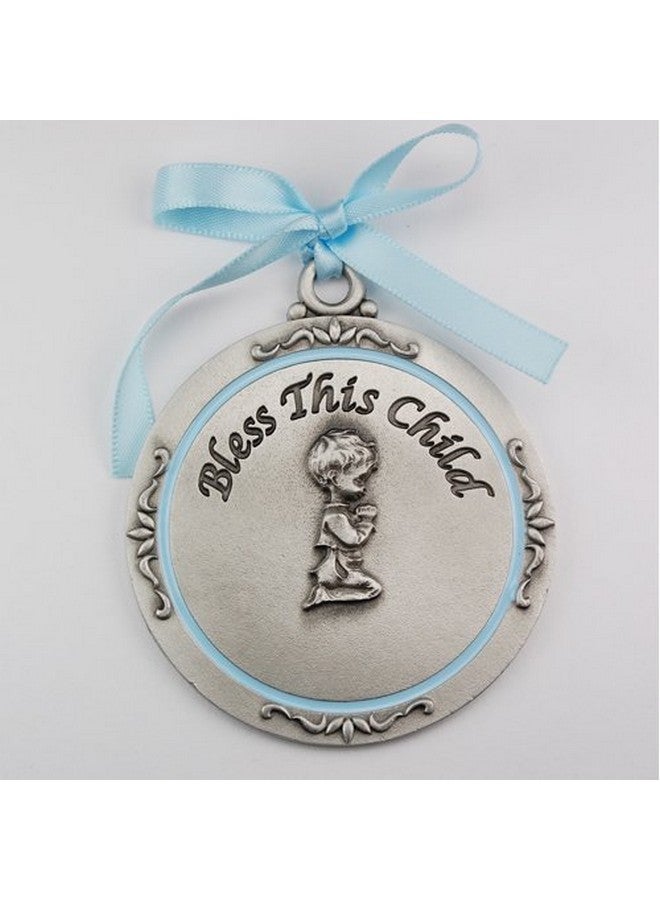 McVan Inc. Boy Crib Medal 2-3/4" Overall Length - Décor Gift Religious PW12-B-MCVAN