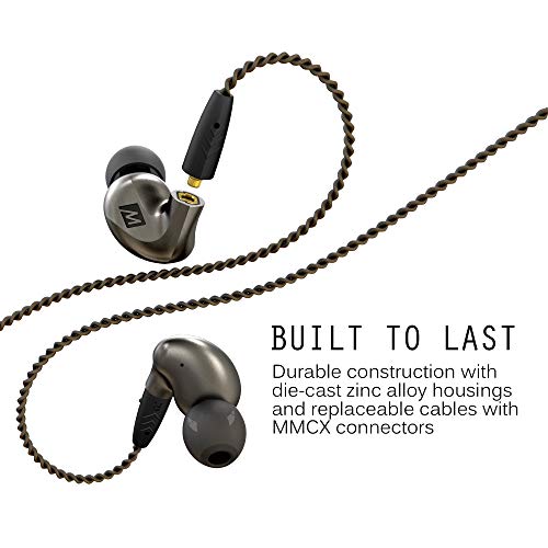 MEE audio Pinnacle P1 High Fidelity Audiophile In-Ear Headphones with Detachable Cables - EP-P1-ZN-MEE, Pinnacle P1 (Zinc) - Image 5