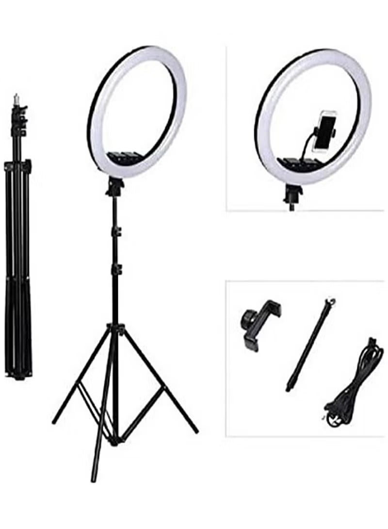 MJ-38 RGB LED Soft Ring Light With Phone Tripod Stand For Camera Smartphones Shootin - Image 3