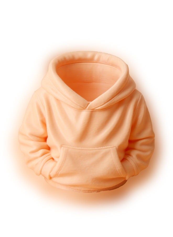 Hoodie-Shaped Pen Holder, PLA, Pink, for Desk Decoration and Organizing Supplies - Image 1