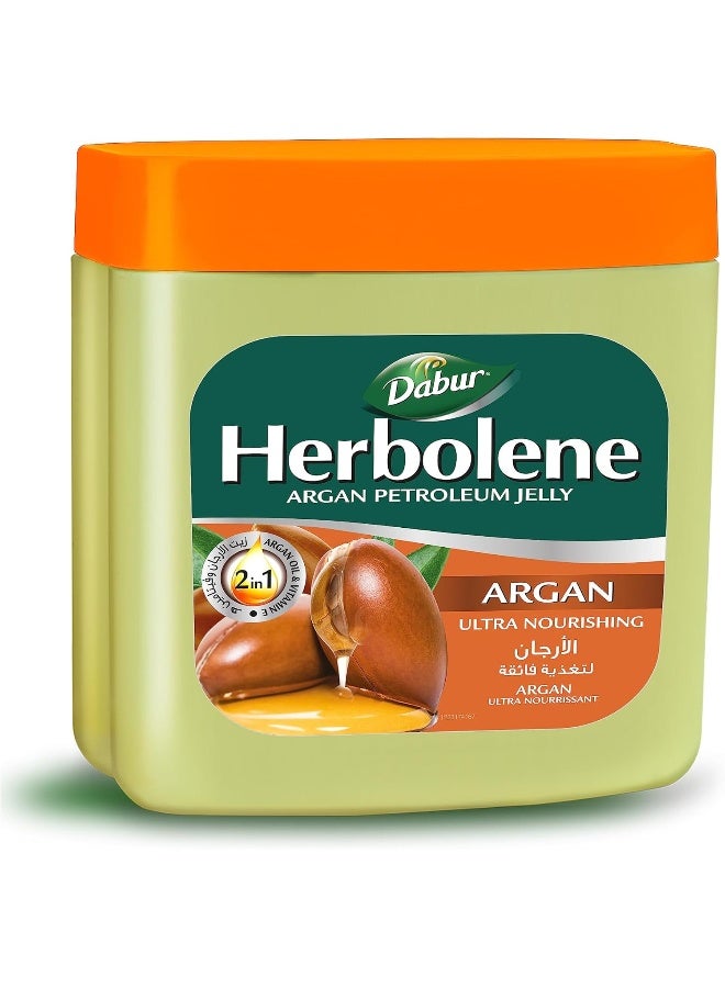 Dabur 225ml Herbolene Argan Oil Petroleum Jelly - Image 1