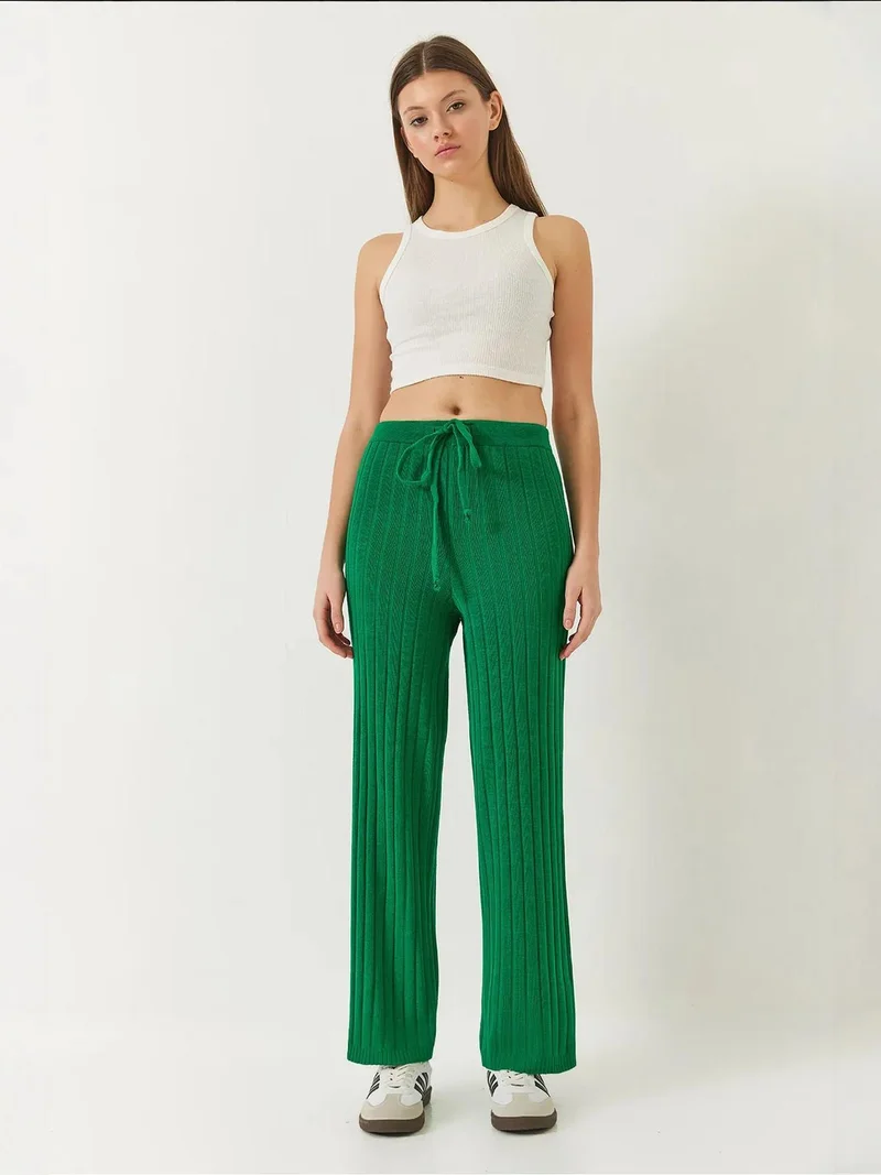 بيانكو لوتشي بنطلون لوكسي بالازو بنقوش مع رباط