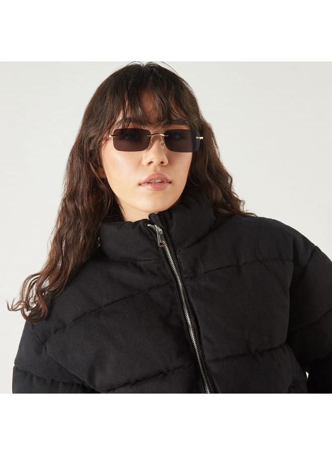 Lee Cooper Lee Cooper Solid Jacket with Long Sleeves and Pocket  - Image 4