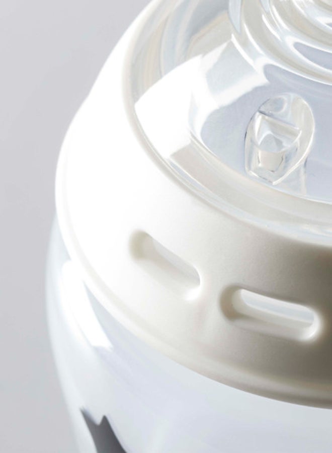 tommee tippee Pack Of 3 Baby Feeding Bottle 260 ML, 0 Months + - Image 4