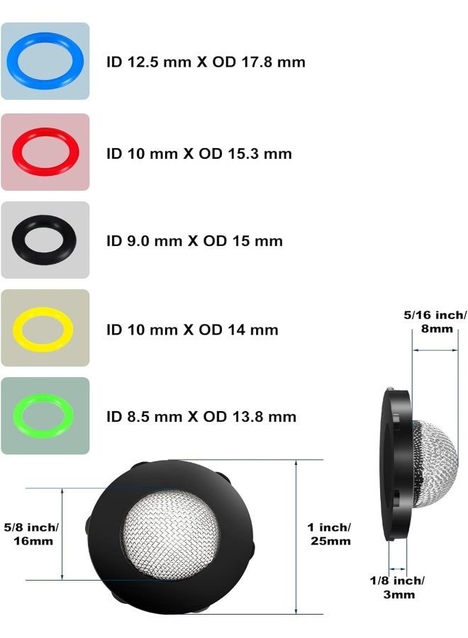 Tatuo 24 Pack O-Ring Power Pressure Washer Kit 6 Sizes For Power Pressure Washers, Pump, Hose, Gun, Wand And Lance  - Image 3