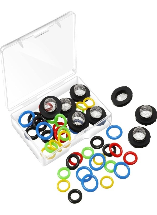 Tatuo 24 Pack O-Ring Power Pressure Washer Kit 6 Sizes For Power Pressure Washers, Pump, Hose, Gun, Wand And Lance  - Image 2