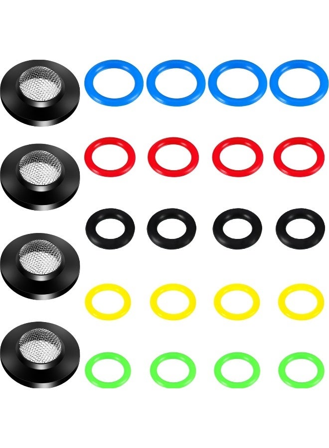 Tatuo 24 Pack O-Ring Power Pressure Washer Kit 6 Sizes For Power Pressure Washers, Pump, Hose, Gun, Wand And Lance  - Image 1