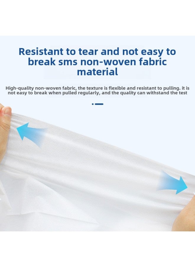 Disposable Bed Sheet Special Non-woven Fabric For Beauty Salon Thickened Waterproof Breathable Massage Bed Special Bed Sheet With Face-Color:White -Specifications:180*80  100 Sheets  - Image 4