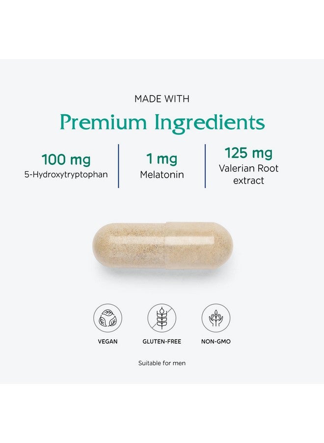 Vitanica Vitanica SleepBlend - Sleep & Relaxation Support for Women - Herbal Supplements with Melatonin, Valerian Root, Vitamin B2 & B12 & Magnesium - Pro Logo - 15 Vegan Caps  - Image 4