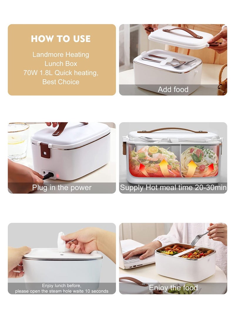 Portable Food Warmer Self Cooking Electric Lunch Box Heated Lunch Box