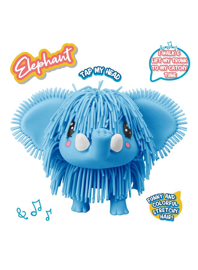 EOLO Jiggly Pets Rubery Walking Elephant, Music And Sound - Image 3