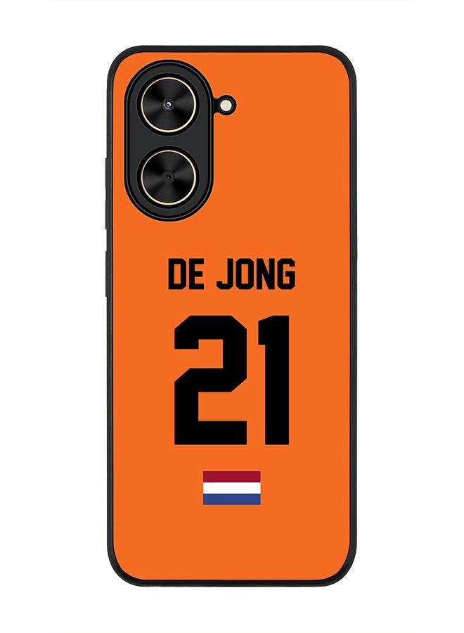 Stylizedd For Xiaomi Poco C71 / Redmi A5 4G Case,Slim fit Camera Protection, Shockproof Thin Phone cover  - Football - Netherlands - De Jong