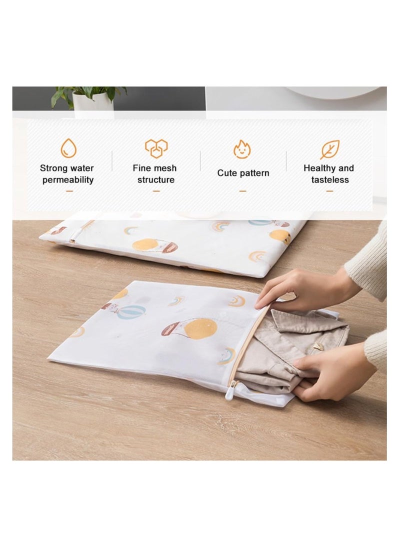 SYOSI 3 Pcs Travel Laundry Bags for Dirty Clothes,  Laundry Bags for Washing Machine, Delicates Wash Bag,  Laundry Bag Fine Mesh for Delicates Blouse Underwear Bra Lingerie Baby Clothes  - Image 3