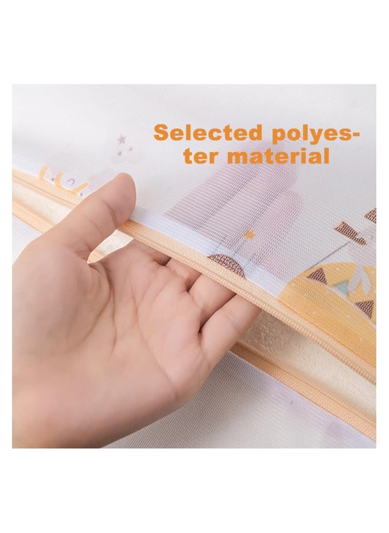 SYOSI 3 Pcs Travel Laundry Bags for Dirty Clothes,  Laundry Bags for Washing Machine, Delicates Wash Bag,  Laundry Bag Fine Mesh for Delicates Blouse Underwear Bra Lingerie Baby Clothes  - Image 5