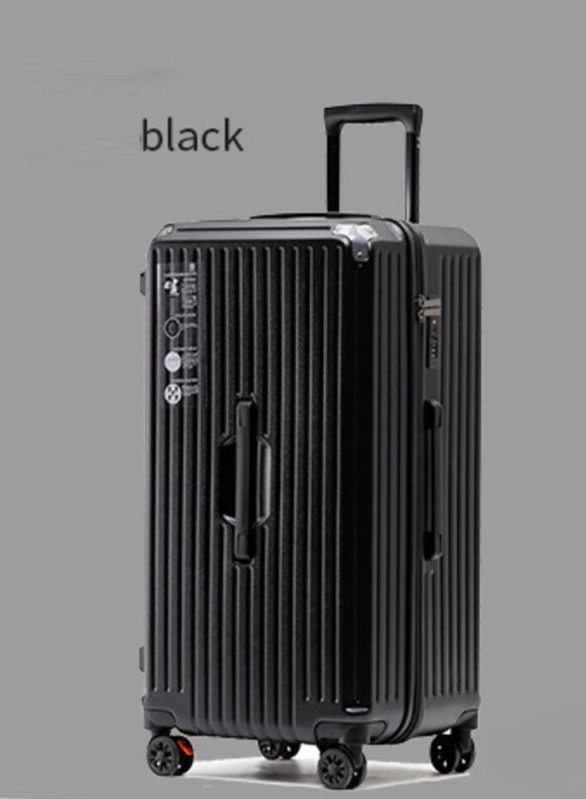 Premium Expandable Aluminum Frame ABS&PC Suitcase With USB Charging Port and C Type and 5 Wheel 24 Inch