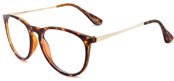 ORiTi Cat Eye Glasses Frame Anti Blue Ray Goggles Clear Lens Uv400 Computer Eyeglasses - Image 1