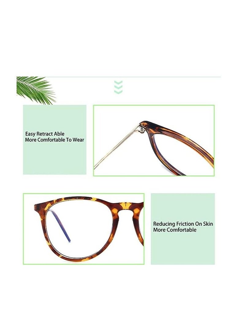 ORiTi ORiTi Cat Eye Glasses Frame Anti Blue Ray Goggles Clear Lens Uv400 Computer Eyeglasses  - Image 4