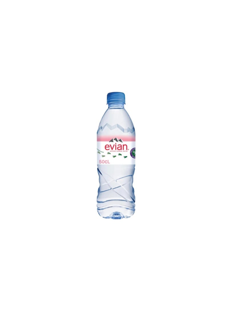 Evian مياه إيفيان المعدنية الطبيعية - 500 مل