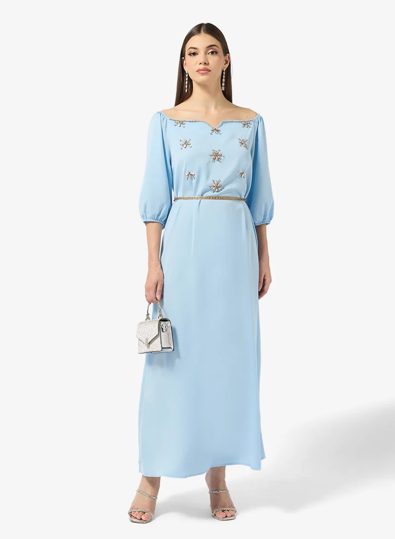 ايلا Off Shoulder Embellshed Dress