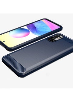 Ant Phone Case for Xiaomi Redmi Note 10 5G Protector Cover and Cell Accessories TPU Silicone Protective Redmi Note 10 5G Carbon Fiber Blue  - Image 4