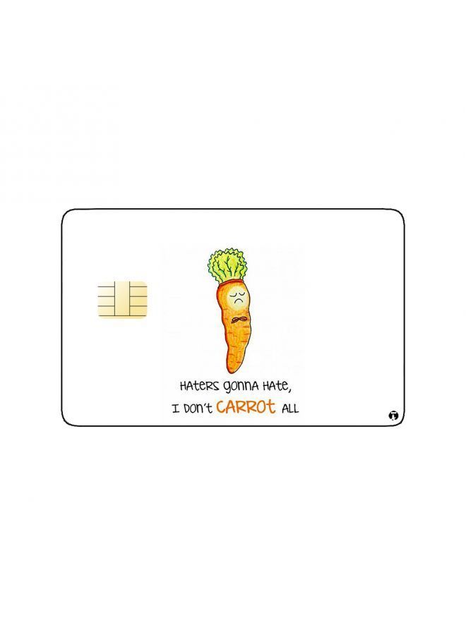 RKN PRINTED BANK CARD STICKER Cute Carrot Drawing - Image 2