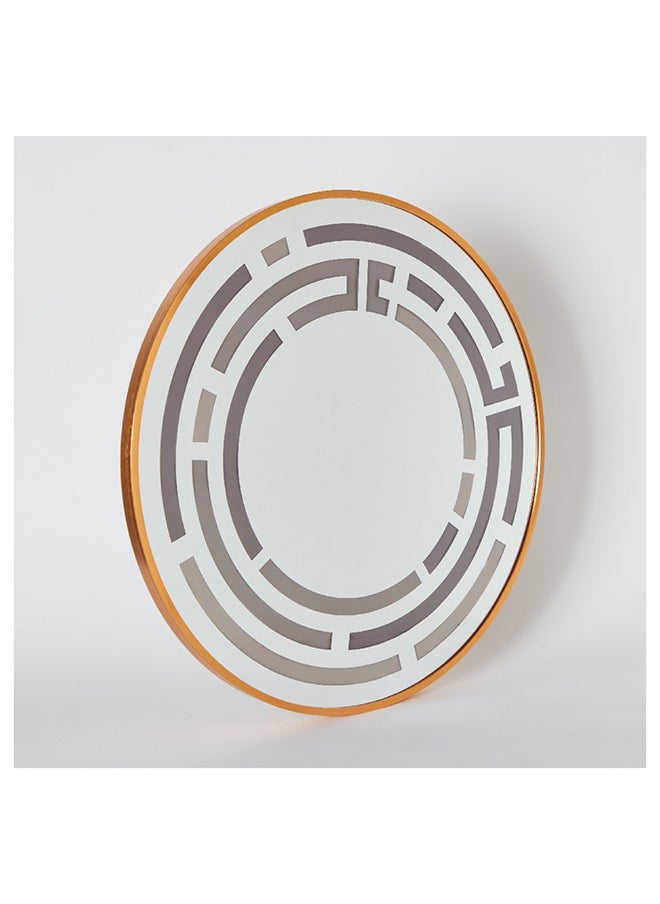 Home Box - Meer Aluminium Outer Frame Mirror 60 x 2.5 x 60 cm - Image 1