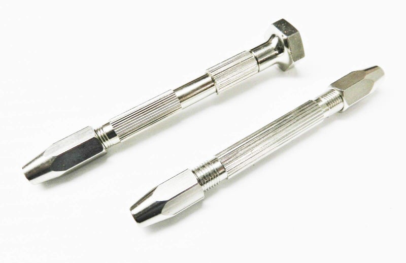 SWISSO 2 Piece Pin Vice Double End Pin & Swivel Head Pin Vise Hand Tool (Set of 1) - Image 1