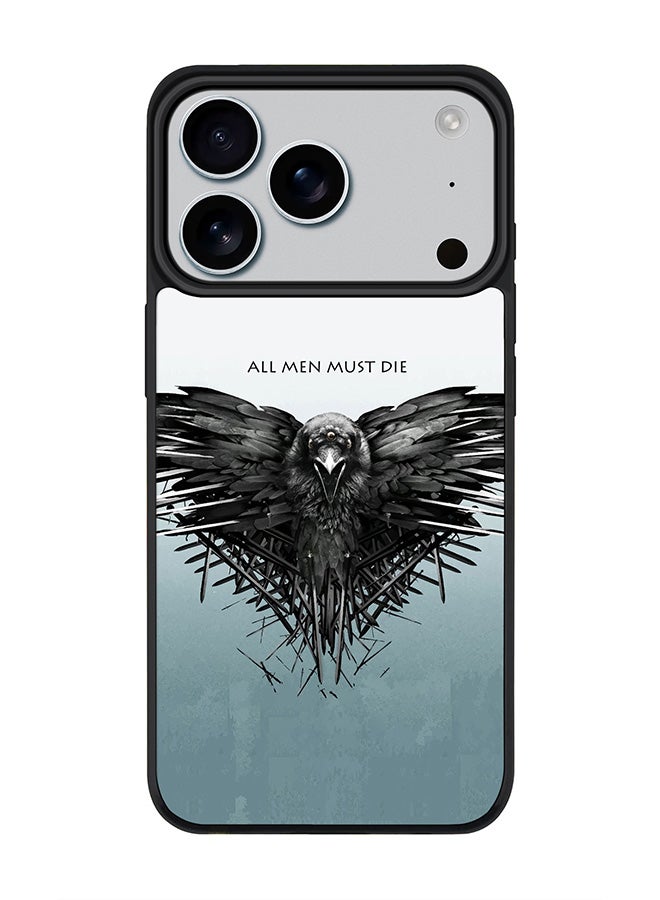 Stylizedd iPhone 17 Pro Case, [Compatible with MagSafe] Slim Magnetic cover Phone Case iPhone 17 Pro -GOT All Men Must Die - Image 1