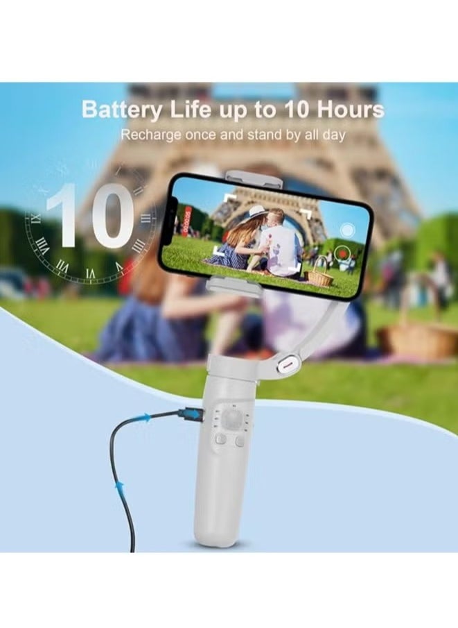 ماركة غير محددة - M1 3 Axis Gimbal Handheld Stabilizer for Phone - Foldable Design, Anti-Shake Stabilization for Video Recording and Vlogging - Image 1
