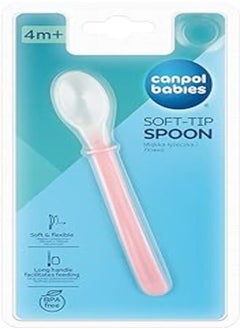 Canpol babies Canpol babies Flexible Spoon Long Grip, Pink 