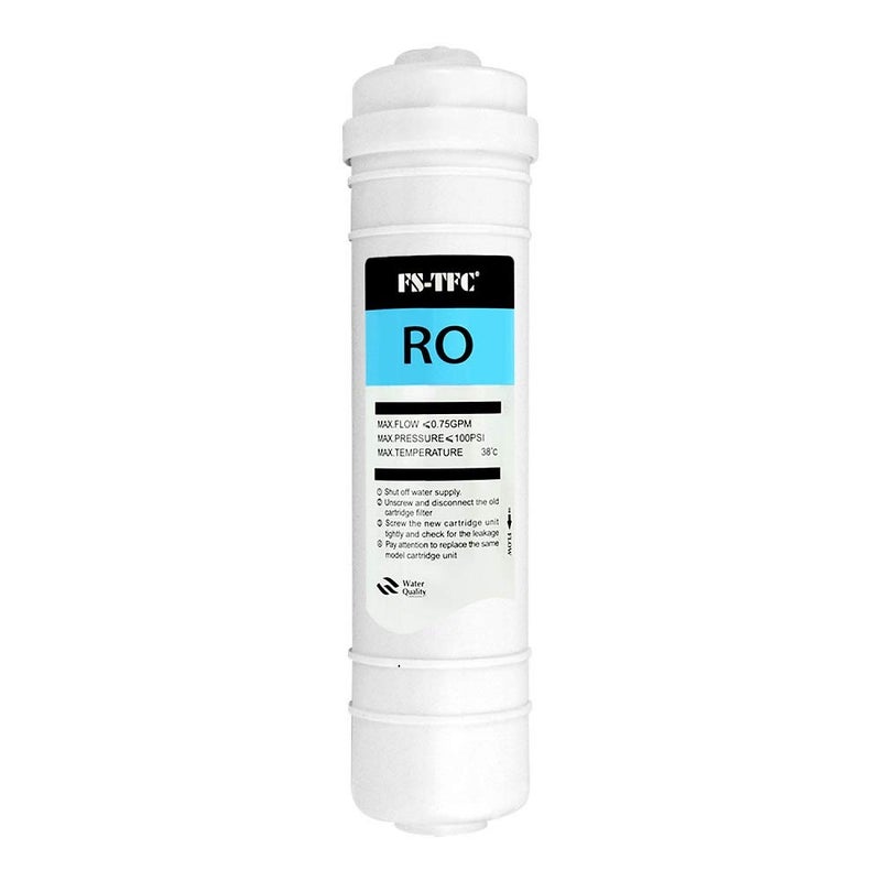 FSTFC Inline Reverse Osmosis Membrane 100 GPD with 14 Quick Connect For Under Sink Reverse Osmosis Water System